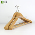 natural wooden retails display clothes hanger